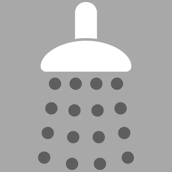 淋浴间平面矢量符号 — 图库矢量图片