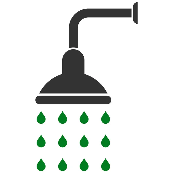 Shower Flat Vector Symbol — Stockvector