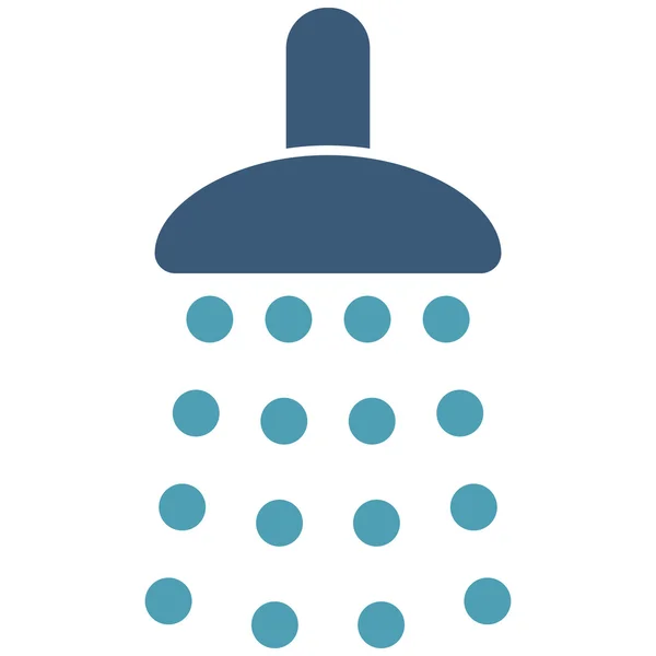 Shower Flat Vector Symbol — Stockvector