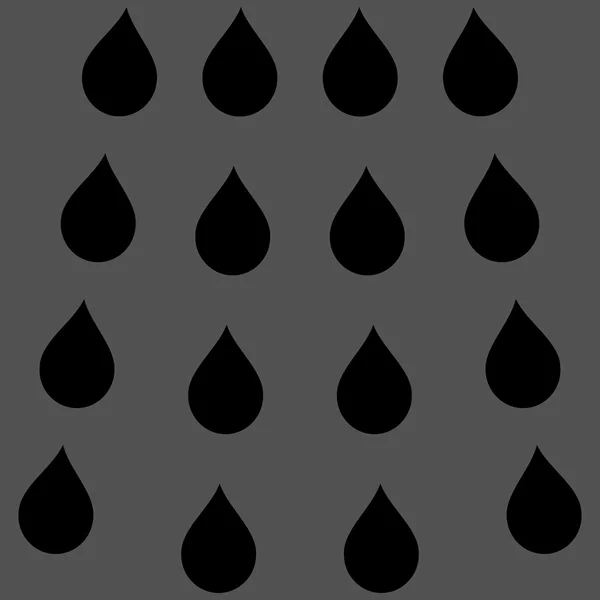 Drops Flat Vector Symbol — Stock Vector