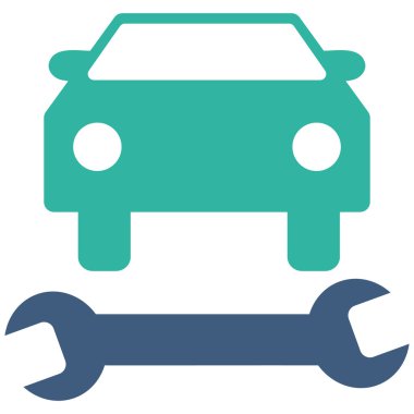 Car Repair Flat Vector Symbol