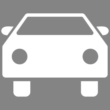 Araba düz vektör simgesi