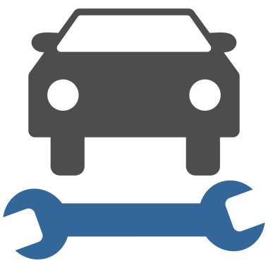 Car Repair Flat Vector Symbol