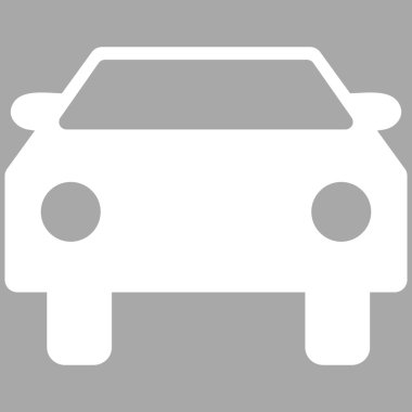 Araba düz vektör simgesi