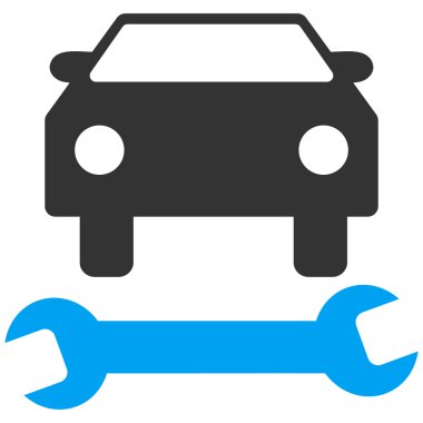 Car Repair Flat Vector Symbol