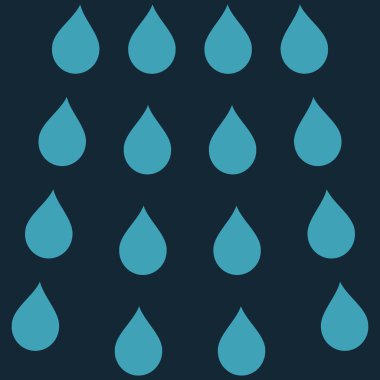 Damla düz vektör simgesi