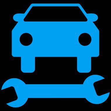Car Repair Flat Vector Symbol
