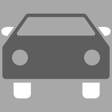 Araba düz vektör simgesi