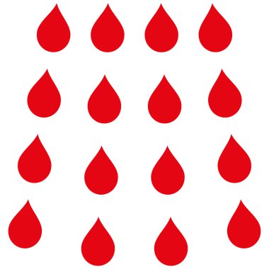 Damla düz vektör simgesi