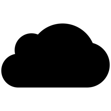 Cloud Flat Vector Symbol