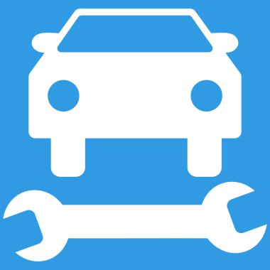 Car Repair Flat Vector Symbol