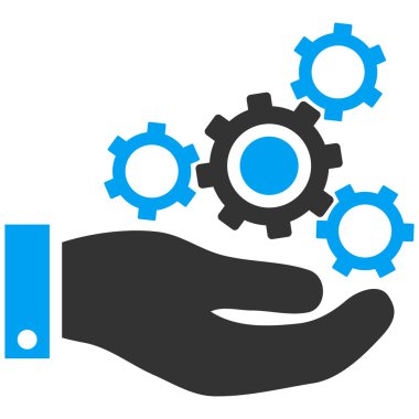 Mekanik Servisi düz vektör simgesi