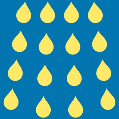 Damla düz vektör simgesi