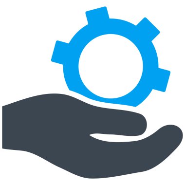 Engineering Service Flat Vector Symbol