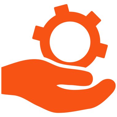 Engineering Service Flat Vector Symbol