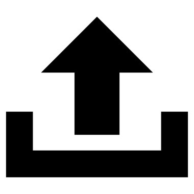 Düz vektör simge yüklemek