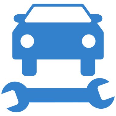Car Repair Flat Vector Symbol