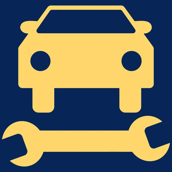 Car Repair Flat Vector Symbol — 스톡 벡터