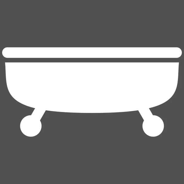 Symbole de vecteur plat de baignoire — Image vectorielle