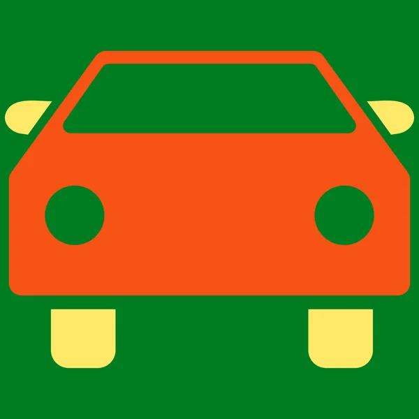 Símbolo de vector plano de coche — Vector de stock