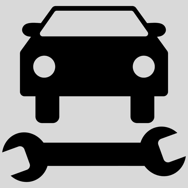 Símbolo plano del vector de la reparación del coche — Vector de stock