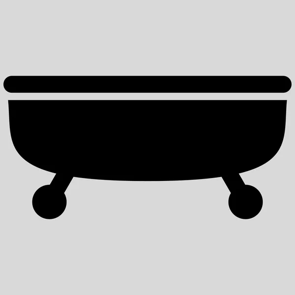 Bathtub Flat Vector Symbol — Stock Vector