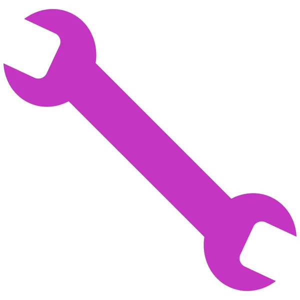 Wrench Flat Vector Symbol — Διανυσματικό Αρχείο