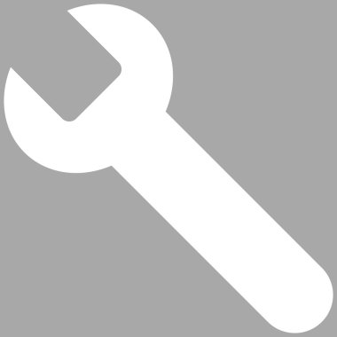 Wrench Flat Vector Symbol