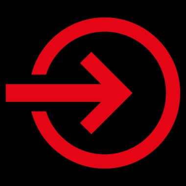 Alma düz vektör simgesi