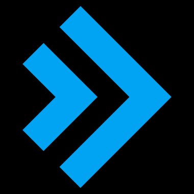 Vardiya doğru düz vektör simgesi