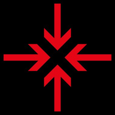 Oklar düz vektör simge azaltmak