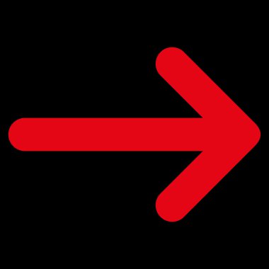 Düz vektör simgesi sağ ok