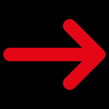 Düz vektör simgesi sağ ok