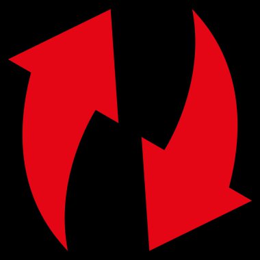 Düz vektör simgesini tazele