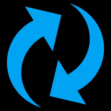 Düz vektör simgesini tazele