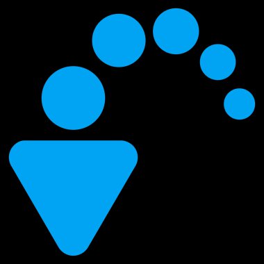 Düz vektör simgesi geri al