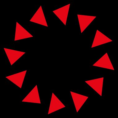 Saatin tersi yönde düz vektör simge döndürmek