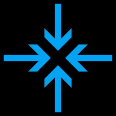 Oklar düz vektör simge azaltmak