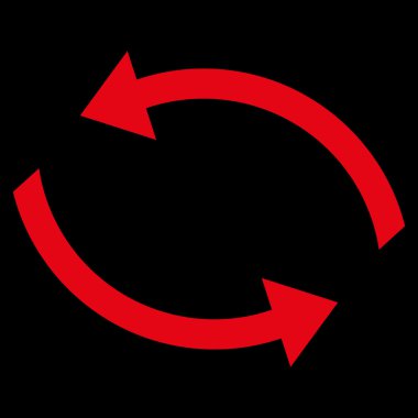 Vektör simge Exchange oklar düz