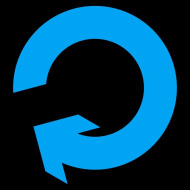 Düz vektör simge döndürmek