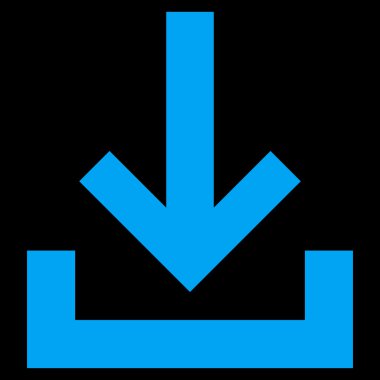 Gelen kutusu düz vektör simgesi