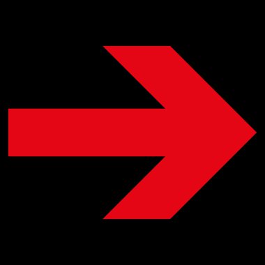 Düz vektör simgesi sağ ok