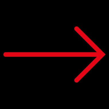 Düz vektör simgesi sağ ok