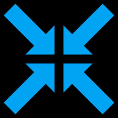 Basınç oklar düz vektör simgesi