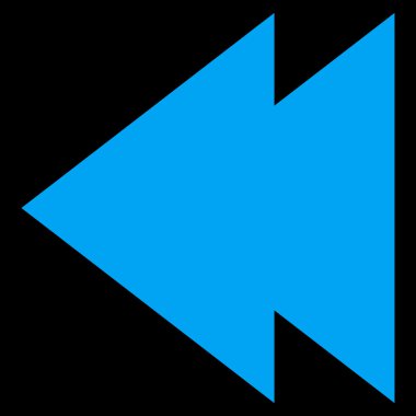 Sol düz vektör simgesi hareket