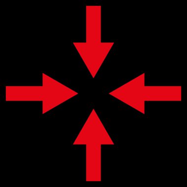 Oklar düz vektör simge sıkıştırmak