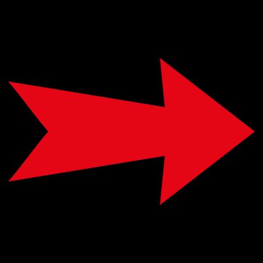 Düz vektör simgesi sağ ok