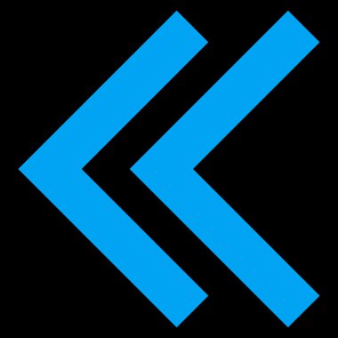 Shift Sol düz vektör simgesi