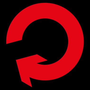 Düz vektör simge döndürmek