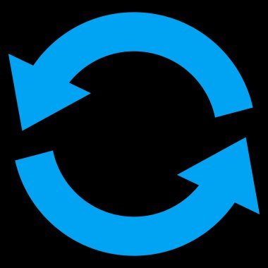 Düz vektör simgesini tazele